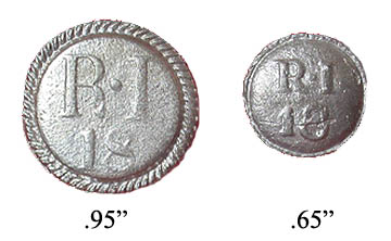 18th Regt Buttons "Royal Irish"